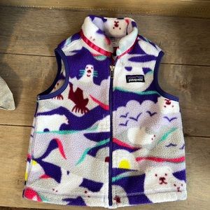 Patagonia fleece vest 12-18 months